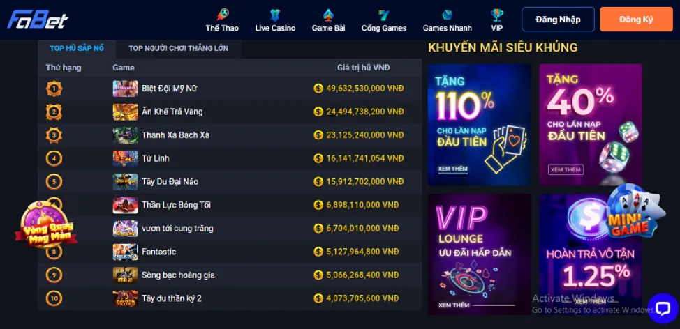 Ưu Đãi Dành Cho Thành Viên VIP az88 chính thức